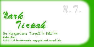 mark tirpak business card